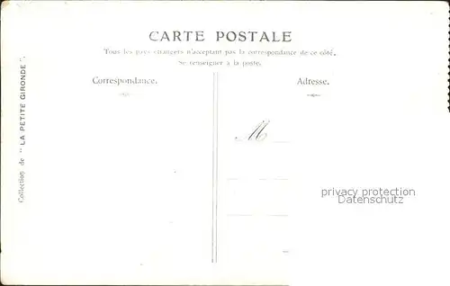 Kuenstlerkarte Collection de la Petite Gironde Chateau Schafe Kat. Kuenstlerkarte