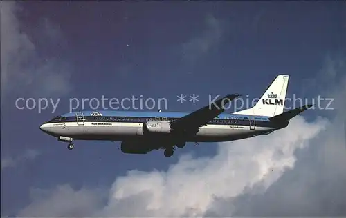 Flugzeuge Zivil KLM Royal Dutch Airlines Boeing 737 406 PH BDS MSN 24529 London Heathrow Airport Kat. Flug