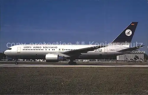 Flugzeuge Zivil Boeing 767 204 c n 23072 G BLKV Lloyd Aereo Boliviano  Kat. Flug