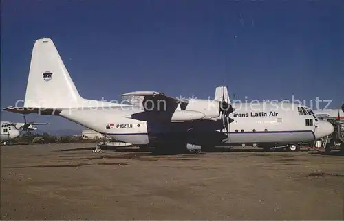 Flugzeuge Zivil Lockheed C 130A Hercules c n 3086 HP 1162TLN Trans Latin Air  Kat. Flug