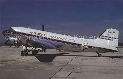 Flugzeuge Zivil Douglas DC 3 N44V Piedmont Airlines  Kat. Flug