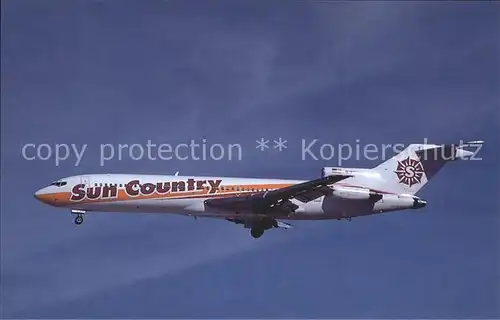 Flugzeuge Zivil Sun Country Airlines Boeing 727 200 Adv. N281SC  Kat. Flug