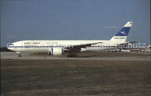 Flugzeuge Zivil Kuwait Airways Boeing 777 200ER 9K AOB  Kat. Flug