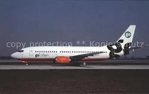 Flugzeuge Zivil Go Fly Boeing 737 300 G IGOG  Kat. Flug