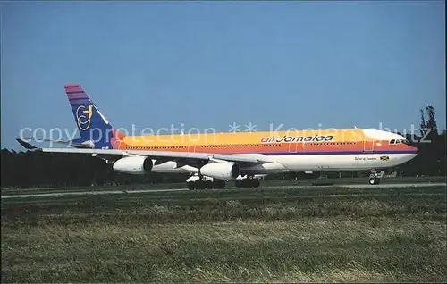 Flugzeuge Zivil Air Jamaica Airbus A340 300 6Y JMC  Kat. Flug