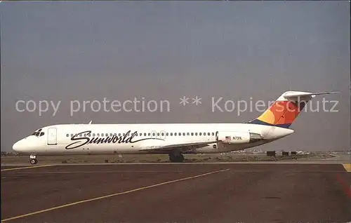 Flugzeuge Zivil Sunworld McDonnell Douglas DC 9 31 N731L Kat. Flug