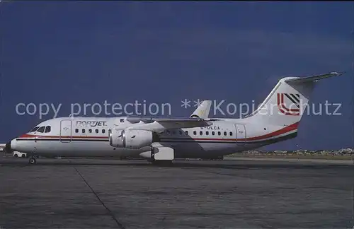 Flugzeuge Zivil BAe 146 200 c n E. 2099 G OLCA Loganair Nortjet Kat. Flug