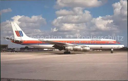 Flugzeuge Zivil United McDonnell Douglas DC 8 52 N8069U Kat. Flug