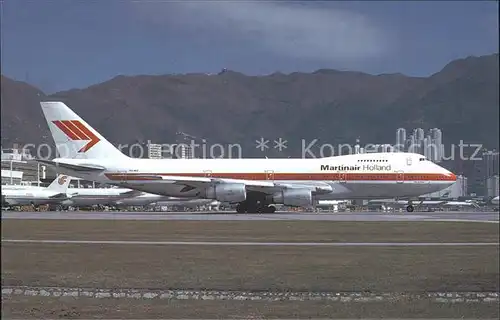 Flugzeuge Zivil Boeing 747 200 Martinair Holland  Kat. Flug