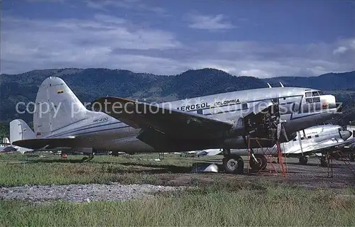 Flugzeuge Zivil HK 400 Curtiss C. 46F c n 22468 Aerosol Colombia Kat. Flug