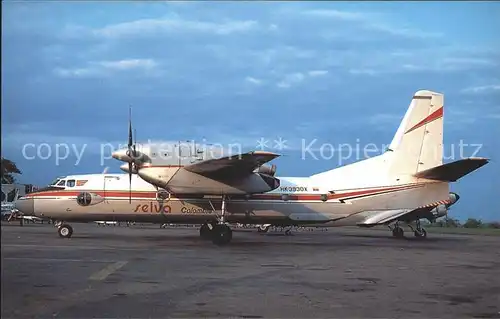 Flugzeuge Zivil Antonov 32B HK 3930X cn 3309 Selva Colombia  Kat. Flug