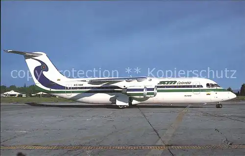 Flugzeuge Zivil British Aerospace Avro RJ100 Avroliner BAe 146 RJ100A N511MM cn E3255 Sam Colombia  Kat. Flug