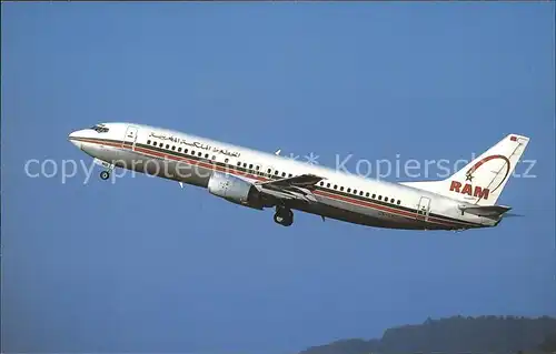 Flugzeuge Zivil Boeing 737 4B6 CN RMG cn 24808 fn 1888 Royal Air Maroc Kat. Flug