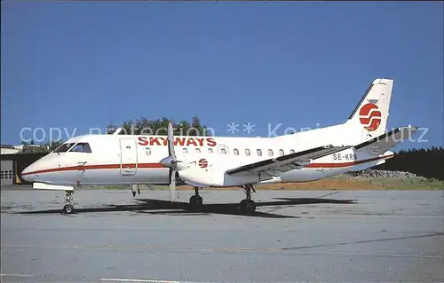 Flugzeuge Zivil Saab SF340A SE KRN cn 340A 159 Skyways  Kat. Flug