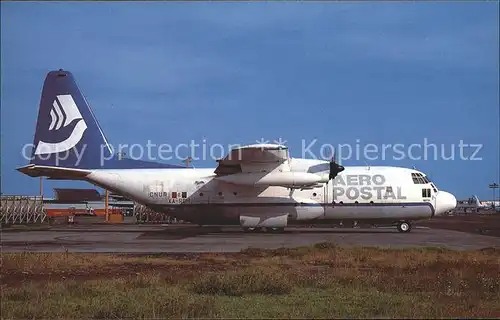 Flugzeuge Zivil Lockheed L 182 C 130A Hercules XA RSH cn 1A 3224 Aeropostal Betzy  Kat. Flug