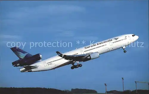 Flugzeuge Zivil McDonnell Douglas MD 11 El CDJ cn 48500 fn 493 Garuda Indonesia  Kat. Flug