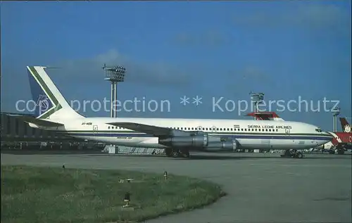 Flugzeuge Zivil Sierra Leone Airlines Boeing 707 323C JY AEB  Kat. Flug