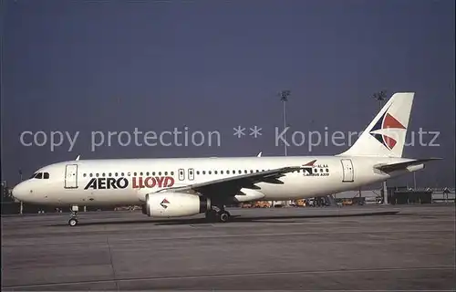 Flugzeuge Zivil Airbus A320 200 D ALAA Aero Lloyd Kat. Flug