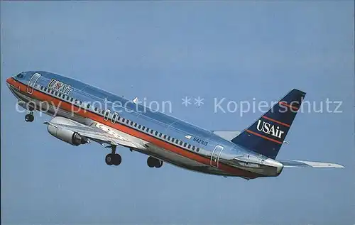 Flugzeuge Zivil USAir Boeing 737 401 N421US MSN 23988 Kat. Flug