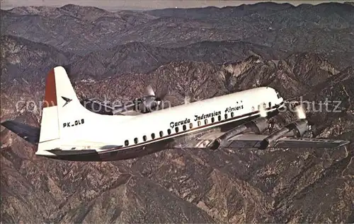 Flugzeuge Zivil Garuda Indonesian Airways Lockheed L 188C Electra  Kat. Flug