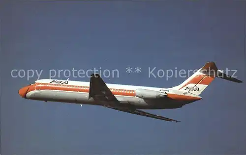 Flugzeuge Zivil PSA Pacific Southwest Airlines McDonnell Douglas DC 9 32 N706PS c n 47020 Kat. Flug