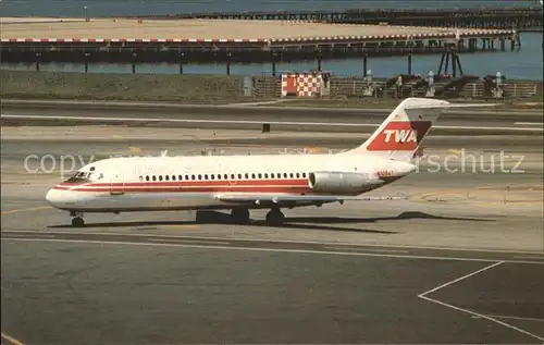 Flugzeuge Zivil TWA Trans World Airlines Douglas DC 9 15 N1064T c n 45778 Kat. Flug