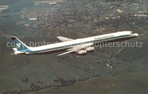 Flugzeuge Zivil Transamerica Airlines McDonnell Douglas Super 73 N4865T c n 46073 Kat. Flug