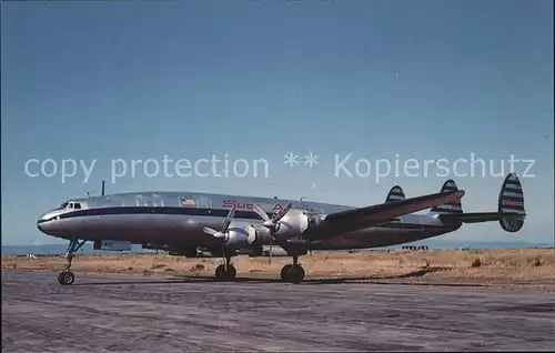 Flugzeuge Zivil Slick Airways Lockheed 1049H N6937C c n 4830 Kat. Flug