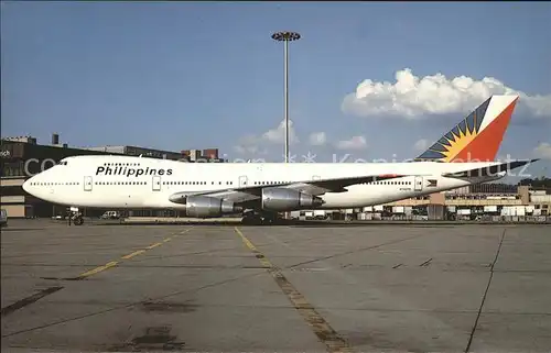 Flugzeuge Zivil Boeing 747 2F6B N742PR c n 21833 Philippines  Kat. Flug