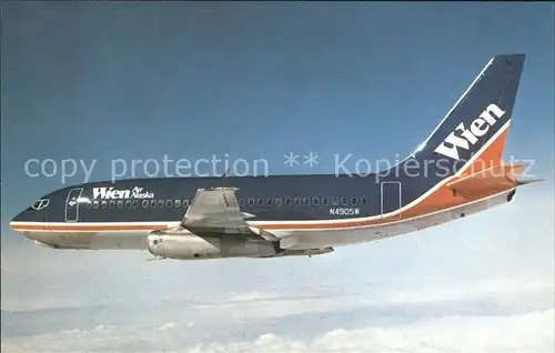 Flugzeuge Zivil Wien Air Alaska Boeing 737 210C N4905W c n 20917 Kat. Flug