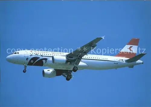 Flugzeuge Zivil Austrian Airlines A320 214 OE LBP c n 797 Kat. Flug