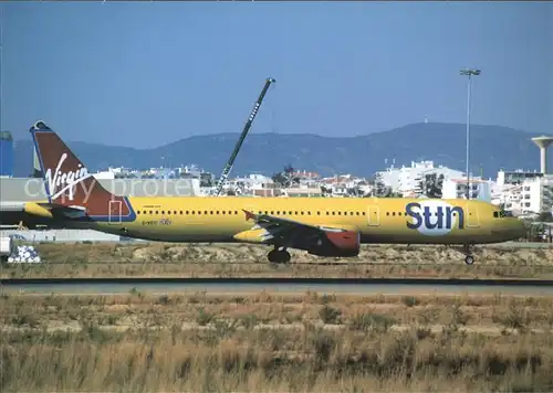 Flugzeuge Zivil Aerostills Virgin Sun A321 200 G VKIS c n 1233 Kat. Flug