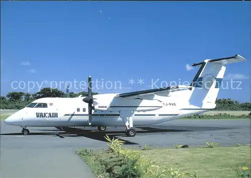 Flugzeuge Zivil Vanair Dash 8 102 YJ RV6 c n 231 Kat. Flug