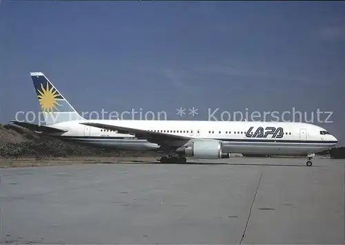 Flugzeuge Zivil Lapa Argentina B 767 3Q8 LV ZPL c n 28206 Kat. Flug