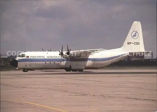 Flugzeuge Zivil RP C101 Lockheed L382E 33C 20 Philippine Aerotransport c n 4593 Kat. Flug