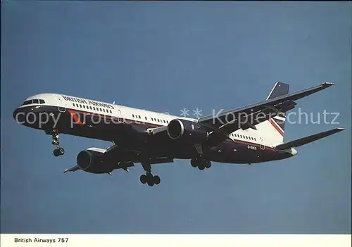 Flugzeuge Zivil British Airways 757 G BIKD Kat. Flug