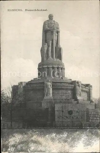 Bismarckdenkmal Hamburg  Kat. Persoenlichkeiten