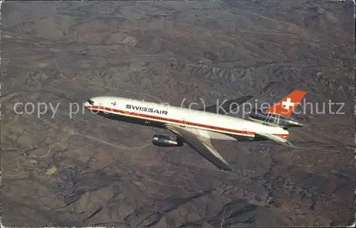 Swissair Flugzeug McDonnell Douglas DC 10 30 Kat. Flug