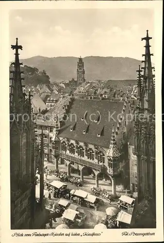 Foto Baumgartner E. Nr. Historisches Kaufhaus Freiburg Kat. Fotografie