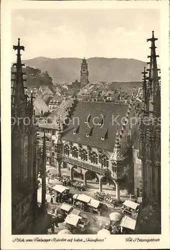 Foto Baumgartner E. Nr. Freiburg i. Br. historisches Kaufhaus Kat. Fotografie