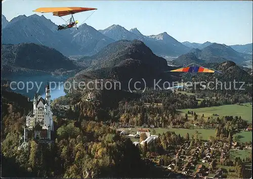 Drachenflug Tegelberg Alpsee Schwansee Kat. Flug