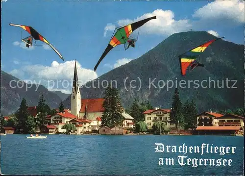 Drachenflug Tegernsee Wallberg Rottach Egern  Kat. Flug