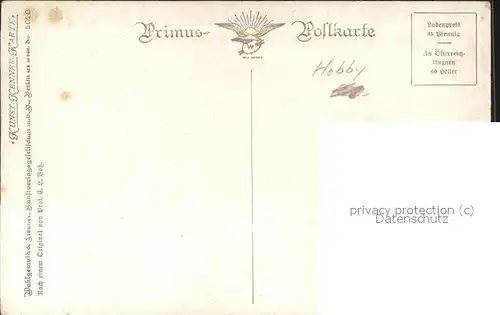 Verlag Primus Nr. 5020 Landschaftsmaler C.L. Voss  Kat. Verlage