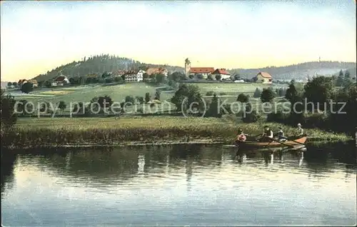 Verlag Photochromie Nr. 1 Schluchsee Schwarzwald Bootsfahrt Kat. Verlage