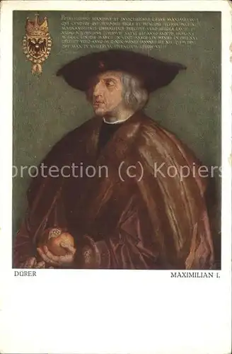 Duerer Albrecht Nuernberg Maximilian I. 