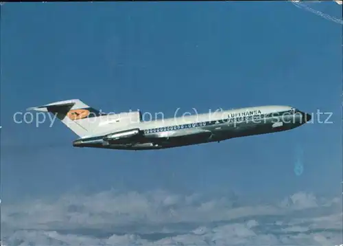 Lufthansa Flugzeug Europa Jet Boeing 727 Kat. Flug