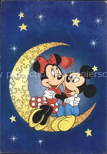 Disney Walt Micky Maus Minnie Mond Herz Sterne Kat. Unterhaltung