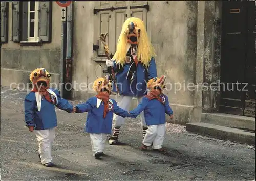 Fasnacht Karneval Basel Waggis  Kat. Feiern und Feste