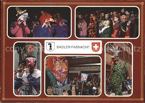 Fasnacht Karneval Basel Photoglob Wehrli Verlag  Kat. Feiern und Feste