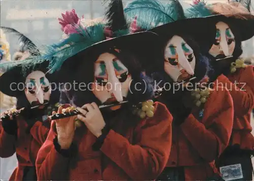 Fasnacht Karneval Basel Pfiffergruppe Kat. Feiern und Feste